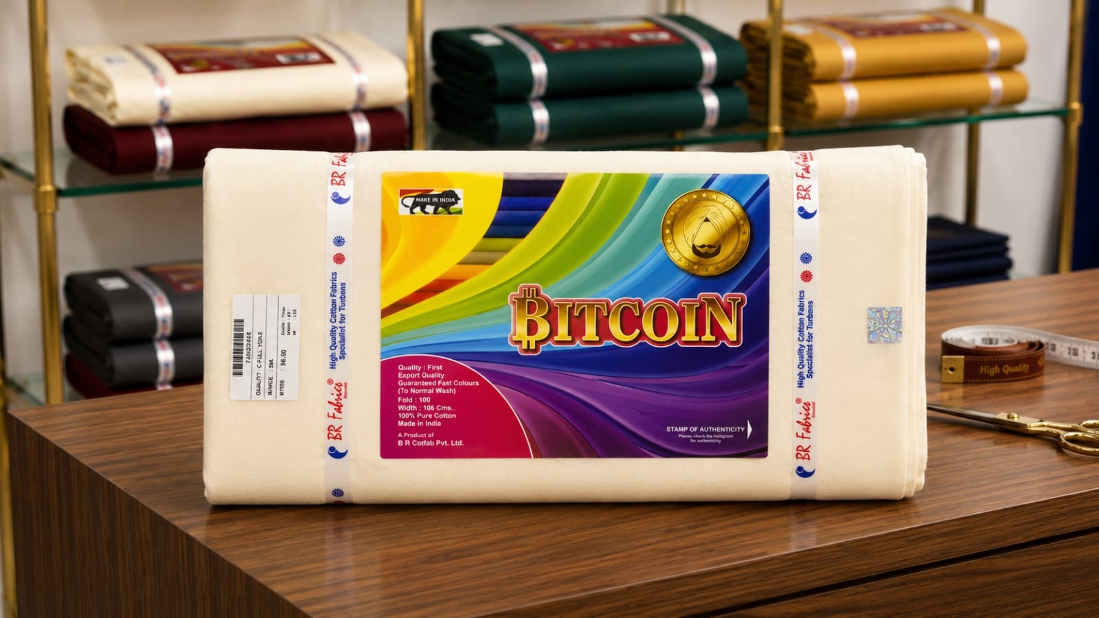 Bitcoin Full Voile – Ivory shade
